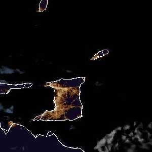 météo tropicale : Image satellite .