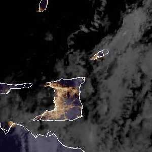 météo tropicale : Image satellite .