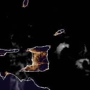 météo tropicale : Image satellite .
