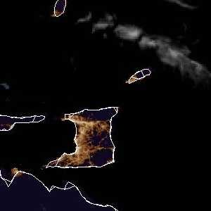 météo tropicale : Image satellite .