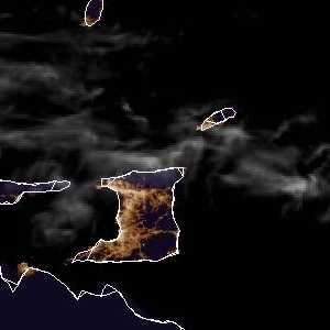 météo tropicale : Image satellite .