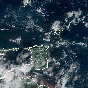 météo tropicale : Image satellite .