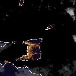 météo tropicale : Image satellite .