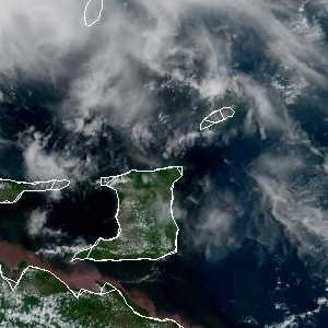 météo tropicale : Image satellite .