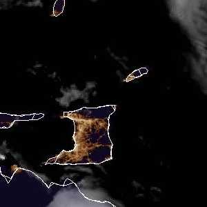 météo tropicale : Image satellite .