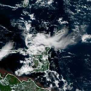 météo tropicale : Image satellite .