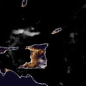météo tropicale : Image satellite .