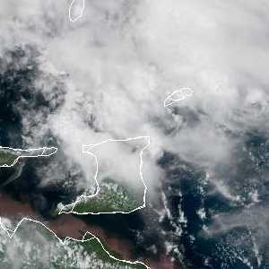 météo tropicale : Image satellite .