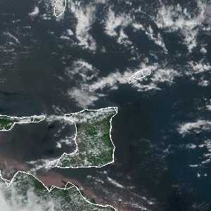 météo tropicale : Image satellite .