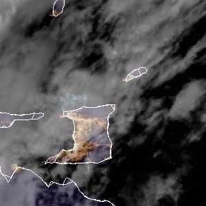 météo tropicale : Image satellite .