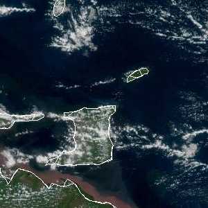 météo tropicale : Image satellite .