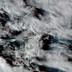 météo tropicale : Image satellite .