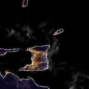 météo tropicale : Image satellite .