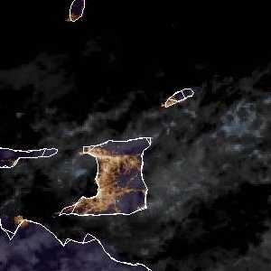 météo tropicale : Image satellite .