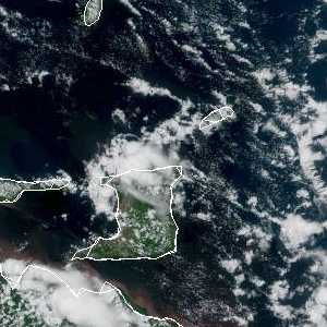 météo tropicale : Image satellite .