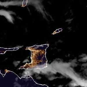 météo tropicale : Image satellite .