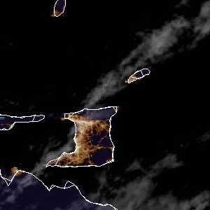 météo tropicale : Image satellite .