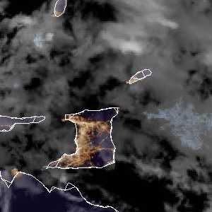 météo tropicale : Image satellite .