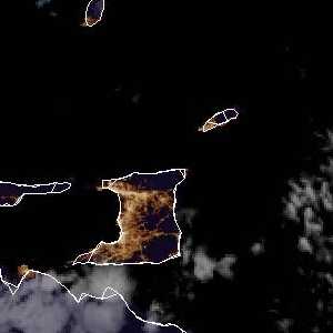 météo tropicale : Image satellite .