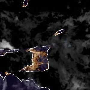 météo tropicale : Image satellite .