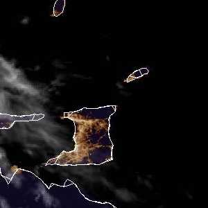 météo tropicale : Image satellite .