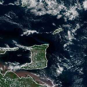 météo tropicale : Image satellite .