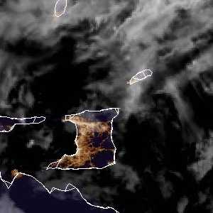 météo tropicale : Image satellite .