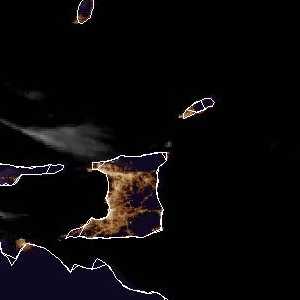 météo tropicale : Image satellite .