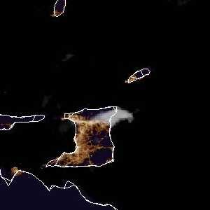 météo tropicale : Image satellite .
