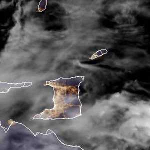 météo tropicale : Image satellite .