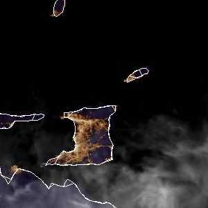 météo tropicale : Image satellite .