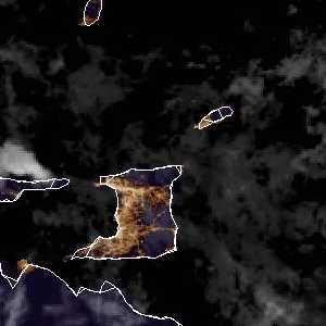 météo tropicale : Image satellite .