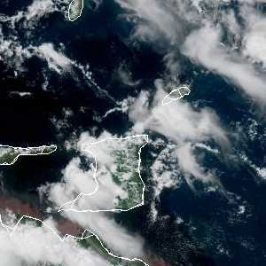 météo tropicale : Image satellite .