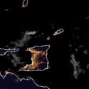 météo tropicale : Image satellite .