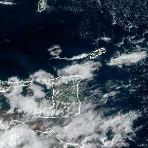 météo tropicale : Image satellite .