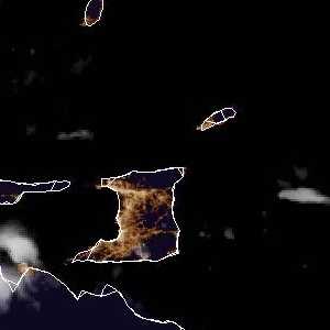 météo tropicale : Image satellite .