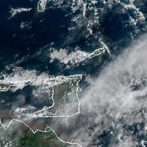 météo tropicale : Image satellite .