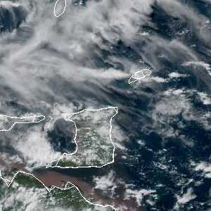 météo tropicale : Image satellite .