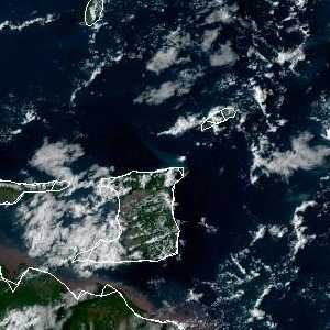 météo tropicale : Image satellite .