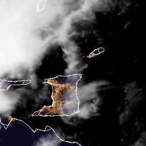 météo tropicale : Image satellite .