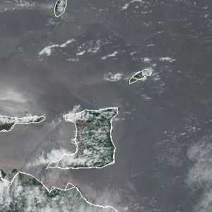 météo tropicale : Image satellite .