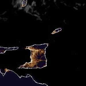 météo tropicale : Image satellite .