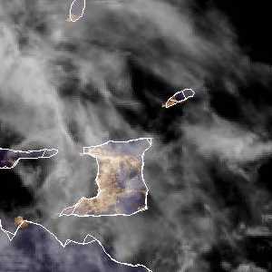 météo tropicale : Image satellite .