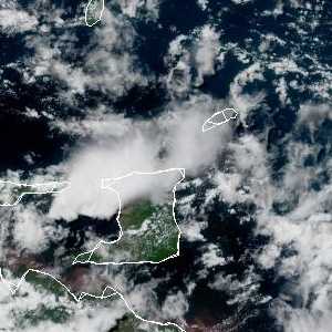météo tropicale : Image satellite .