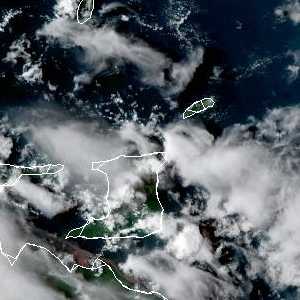 météo tropicale : Image satellite .