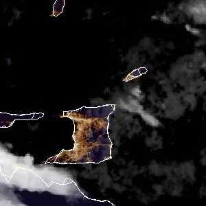 météo tropicale : Image satellite .