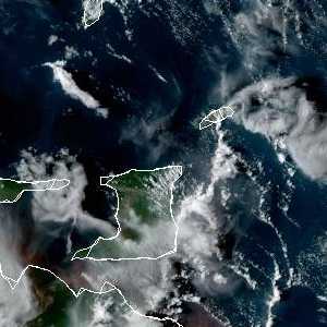 météo tropicale : Image satellite .