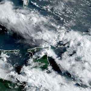 météo tropicale : Image satellite .