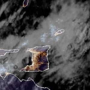 météo tropicale : Image satellite .