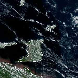 météo tropicale : Image satellite .